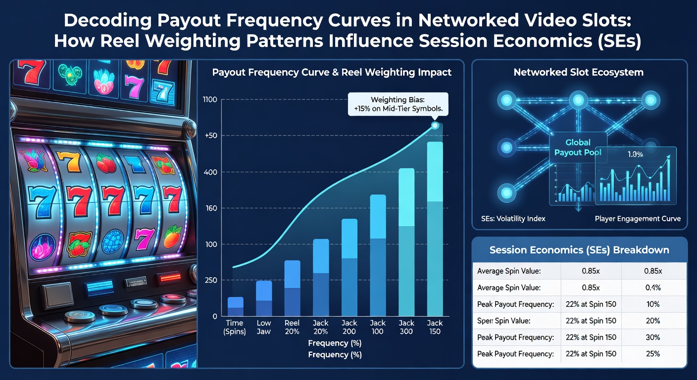 Side-by-side comparison of session outcome graphs from networked slots operating under North American and European weighting rules