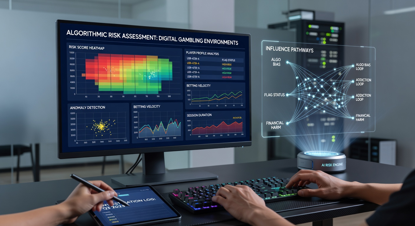 Operators reviewing real-time risk alerts and protocol adjustment interfaces on multiple screens