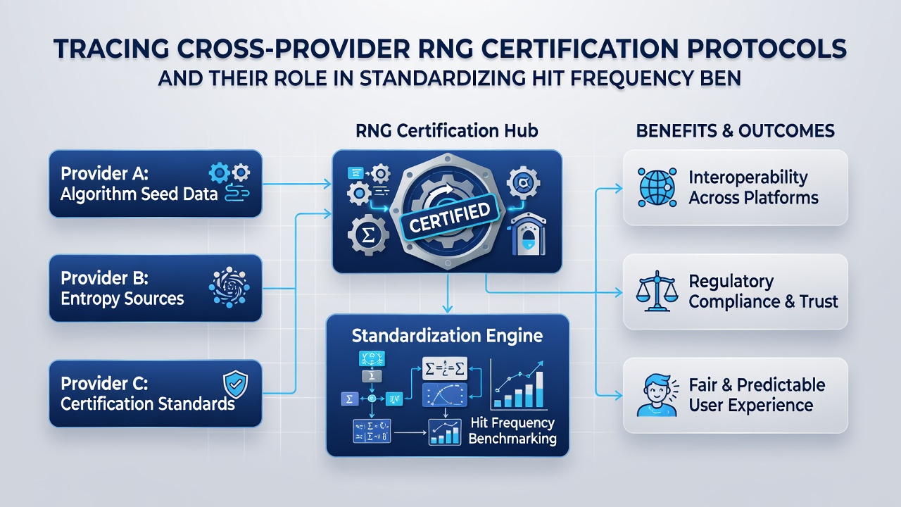 Chart comparing certified versus uncertified RNG hit frequency consistency across jurisdictions